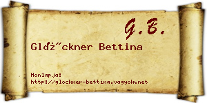 Glöckner Bettina névjegykártya